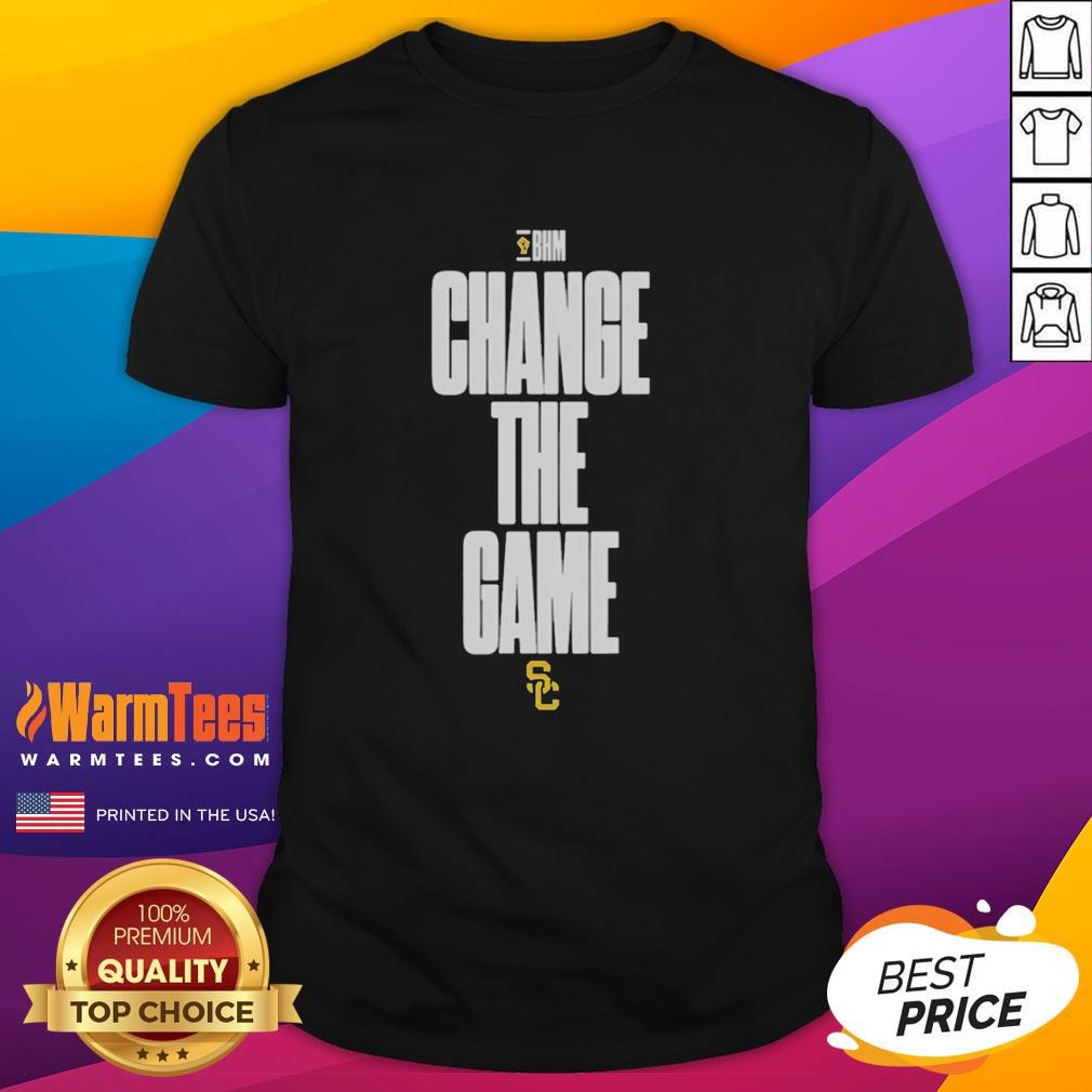 Official Usc Bhm Change The Game Logo T-Shirt