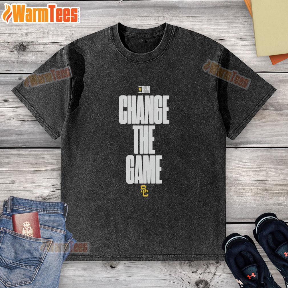 Official Usc Bhm Change The Game Logo T-Shirt - Image 6