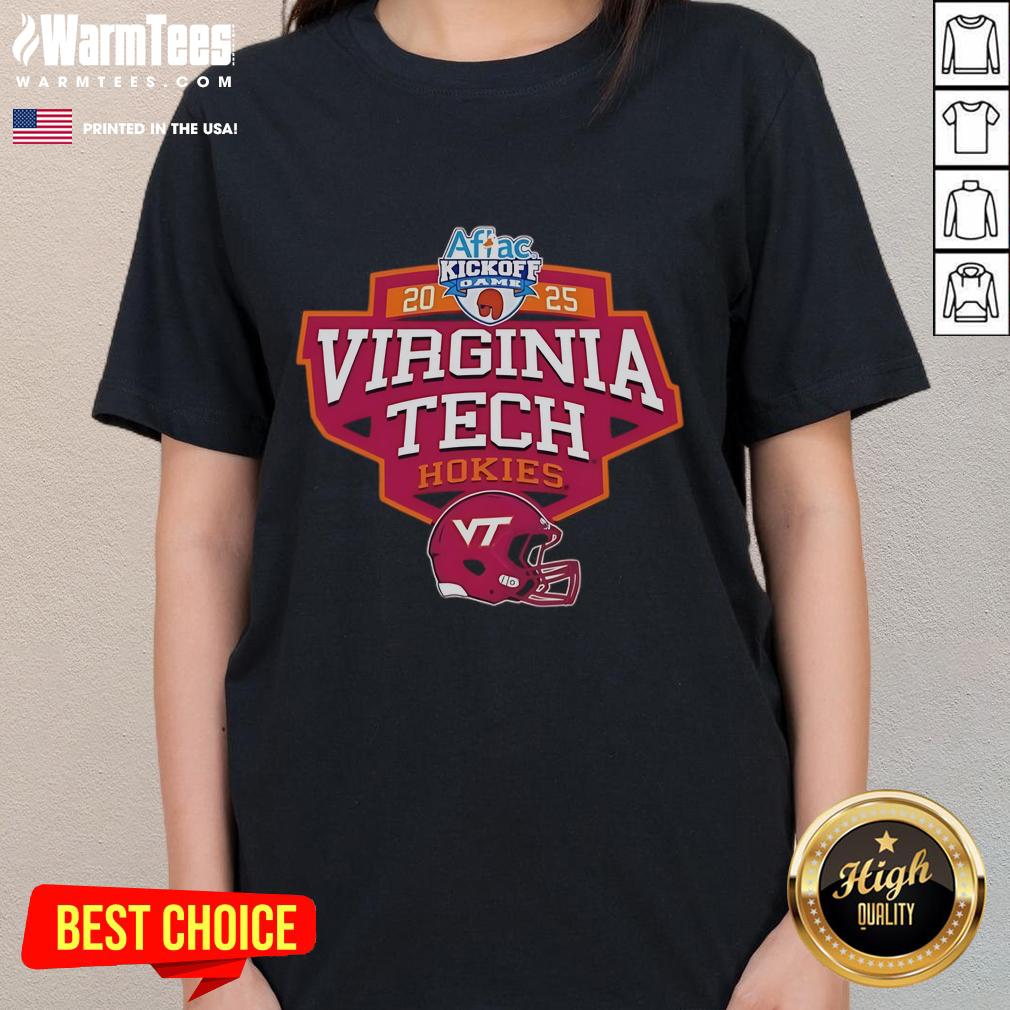 Official Virginia Tech Hokies 2025 Aflac Kickoff Game 2 T-Shirt - Image 3