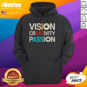 Alternative view of Official Vision Creativity Passion Graphic Art T-Shirt