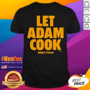 Official Washington Football Let Adam Cook T-Shirt