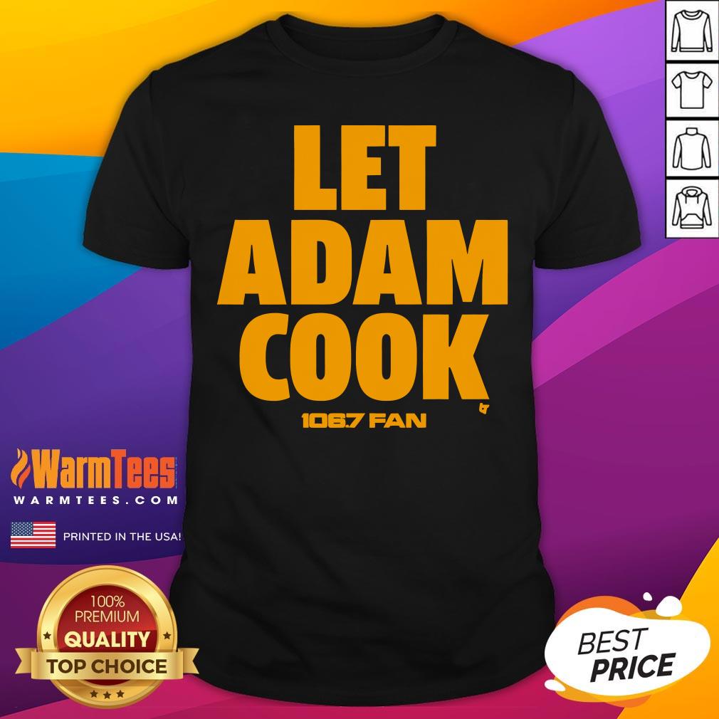 Official Washington Football Let Adam Cook T-Shirt