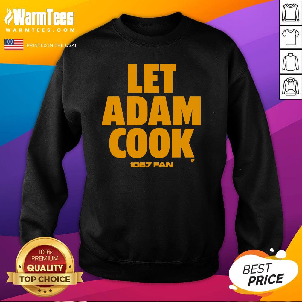 Official Washington Football Let Adam Cook T-Shirt - Image 4