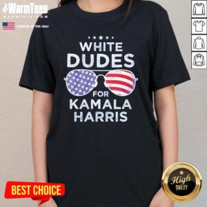 Alternative view of Official White Dudes For Kamala Harris T-Shirt