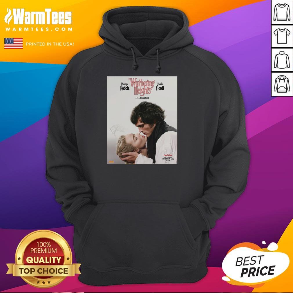 Official Wuthering Heights Movie Margot Robbie And Jacob Elordi Graphic T-Shirt - Image 2