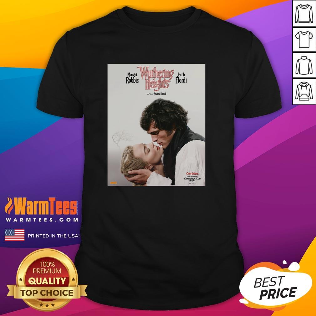 Official Wuthering Heights Movie Margot Robbie And Jacob Elordi Graphic T-Shirt