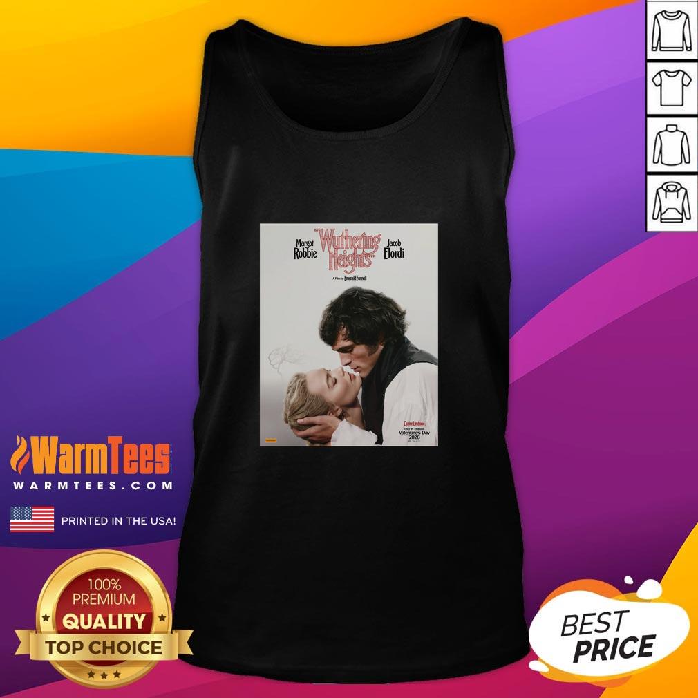 Official Wuthering Heights Movie Margot Robbie And Jacob Elordi Graphic T-Shirt - Image 4