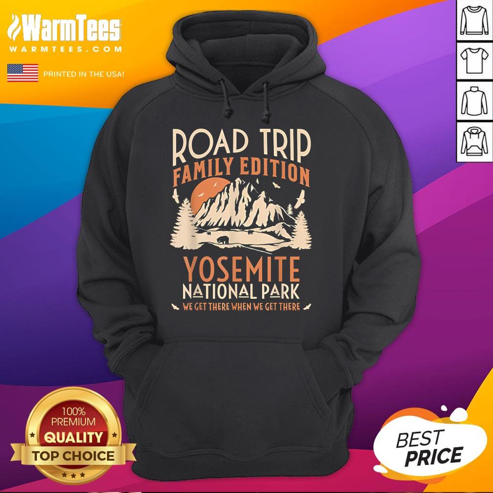 Official Yosemite US National Park Family Road Trip Vacation T-Shirt - Image 3