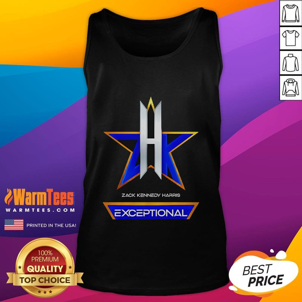 Official Zack Kennedy Harris Professional Wrestler Exceptional Logo T-Shirt - Image 4