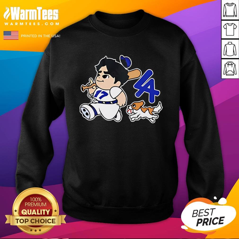 Original Chunky La Baseball Baby 17 Fleece T-Shirt - Image 4