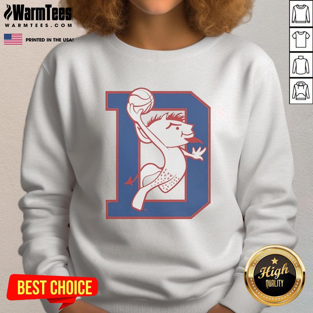 Original Depaul Blue Demons Basketball Dunking Mascot T-Shirt - Image 5