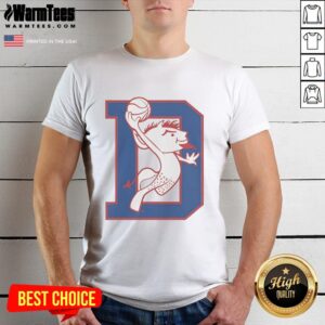 Original Depaul Blue Demons Basketball Dunking Mascot T-Shirt