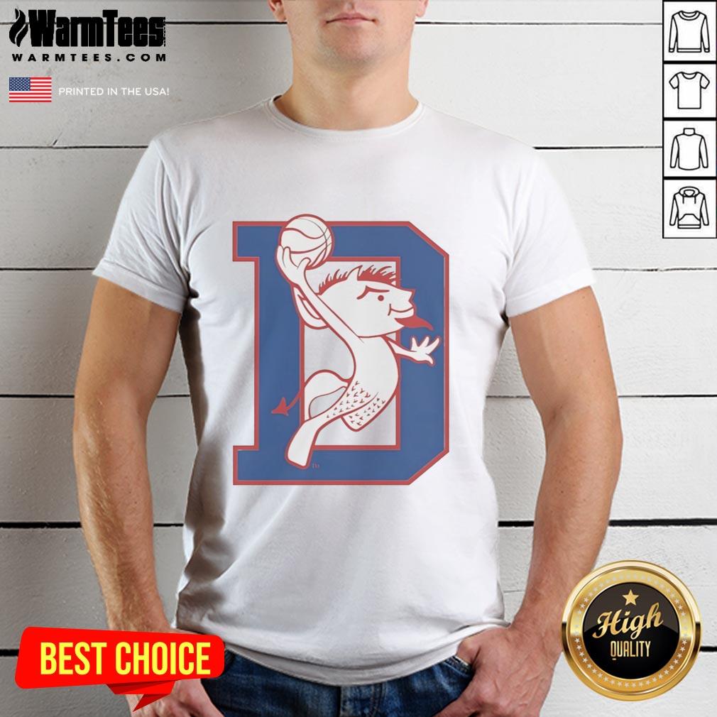 Original Depaul Blue Demons Basketball Dunking Mascot T-Shirt