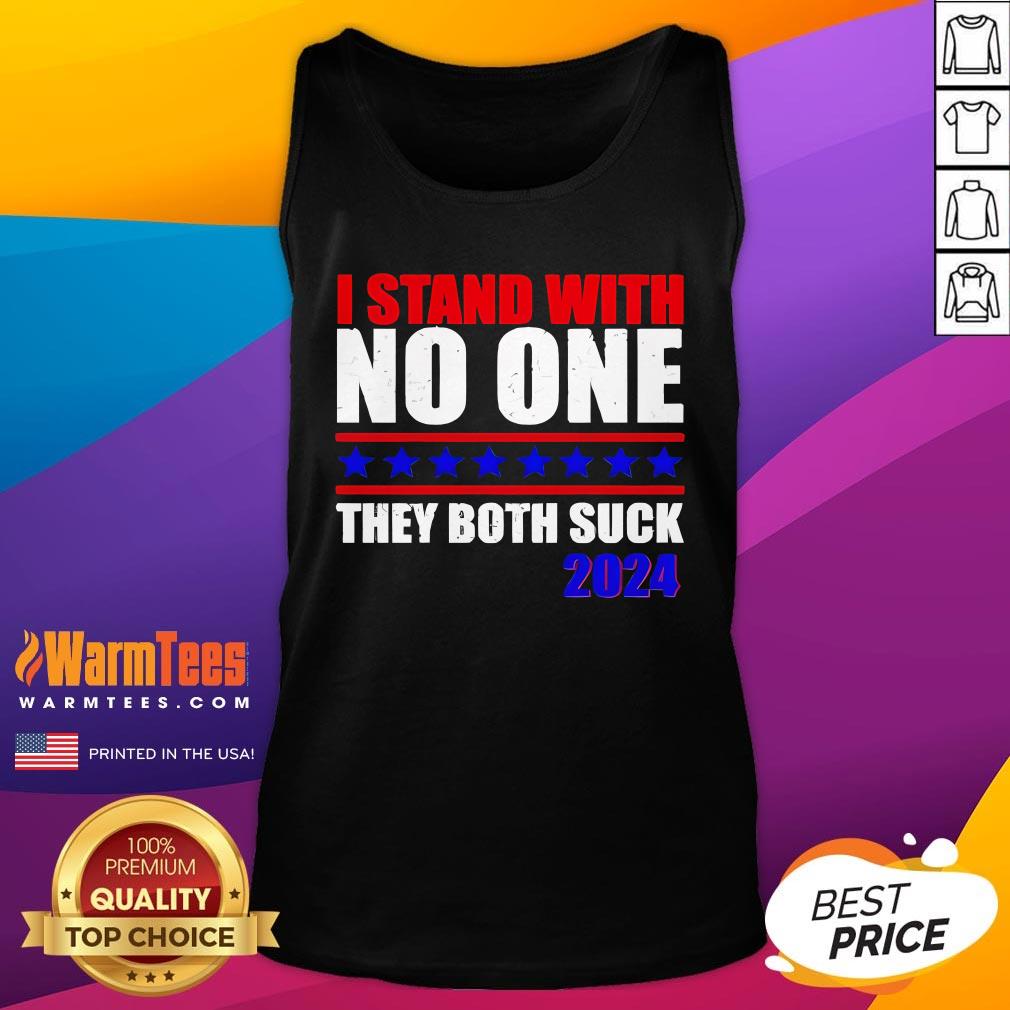 Original I Stand With No One They Both Suck US Election 2024 T-Shirt - Image 5