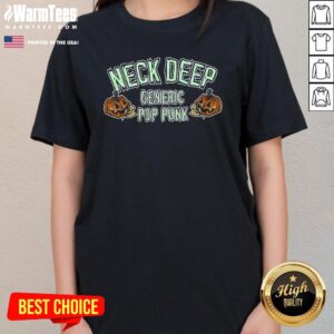 Alternative view of Original Neck Deep Generic Pop Punk Glow In The Dark Halloween T-Shirt