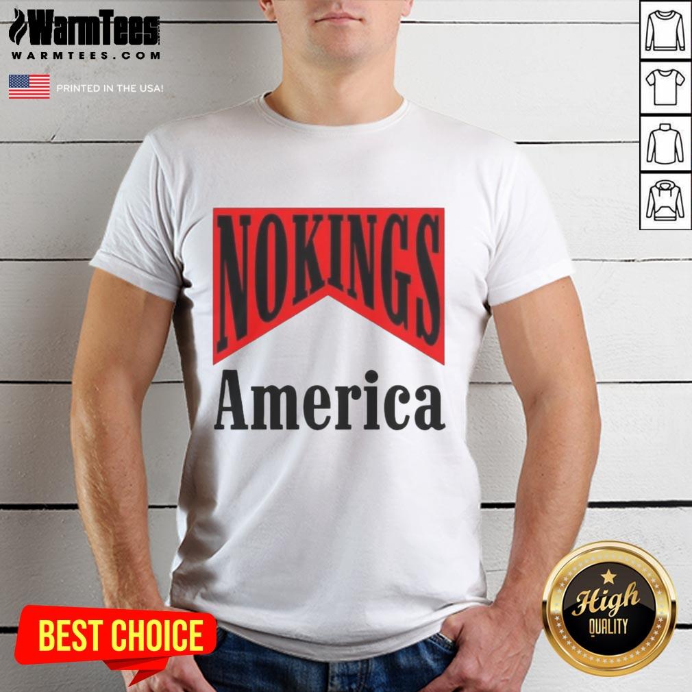 Original No Kings America Medicine Packaging Sarcastic T-Shirt