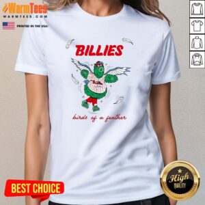 Alternative view of Original Philadelphia Billies Phillie Phanatic Birds Of A Feather T-Shirt