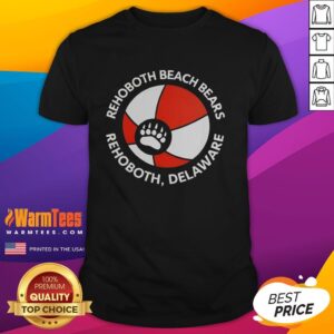 Original Rehoboth Beach Bears Rehoboth Delaware Ball Logo T-Shirt
