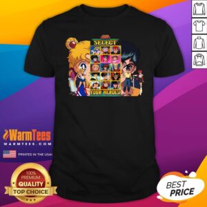 Original Select Your 90s Heroes Anime T-Shirt