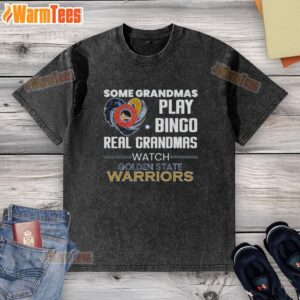 Alternative view of Original Some Grandmas Play Bingo Real Grandmas Watch Golden State Warriors T-Shirt