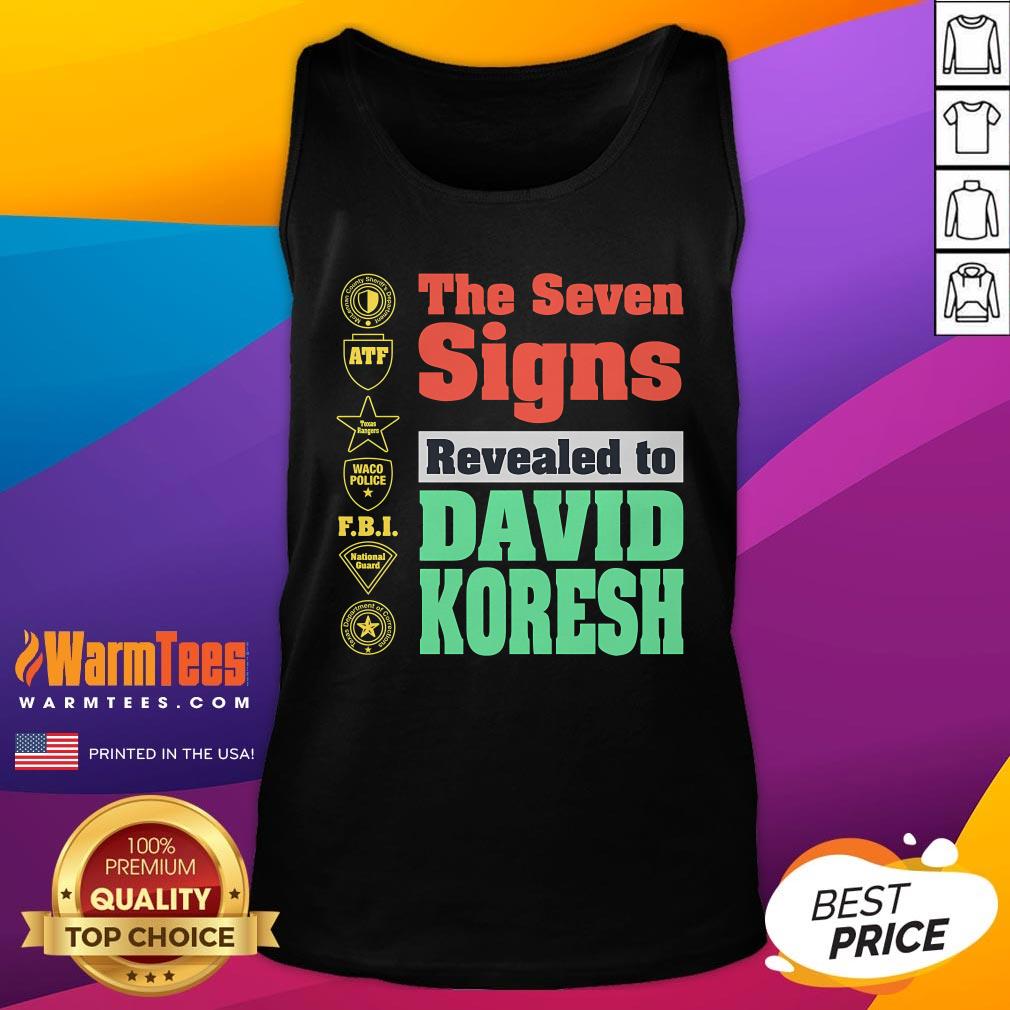 Original The Seven Signs Revealed To David Koresh T-Shirt - Image 5