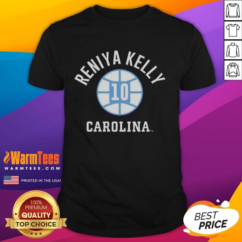 Original UNC Tar Heels Basketball Reniya Kelly Name Number Ball 10 T-Shirt