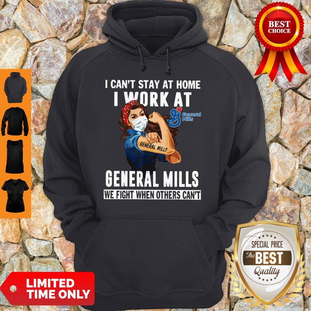 Pretty Strong Woman Face Mask I Can’t Stay At Home I Work At General Mills We Fight When Others Can’t Shirt