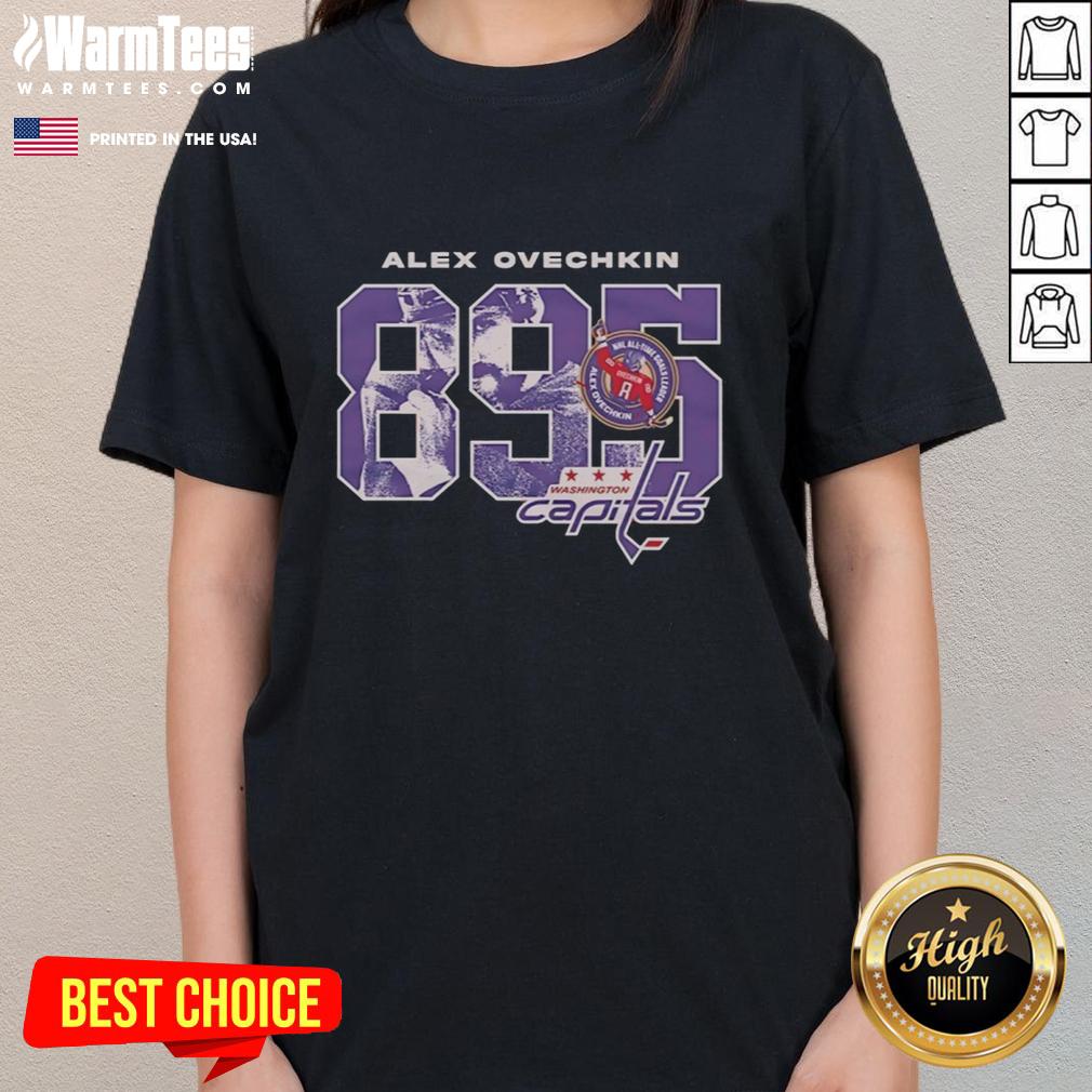 Premium Alexander Ovechkin 895 Washington Capitals Hockey T-Shirt - Image 3