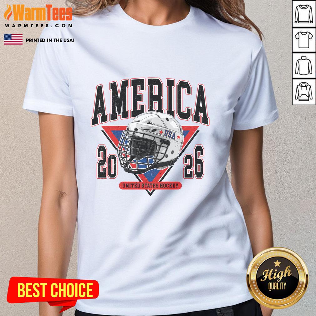 Premium America United States Hockey Champions 2026 USA T-Shirt - Image 3