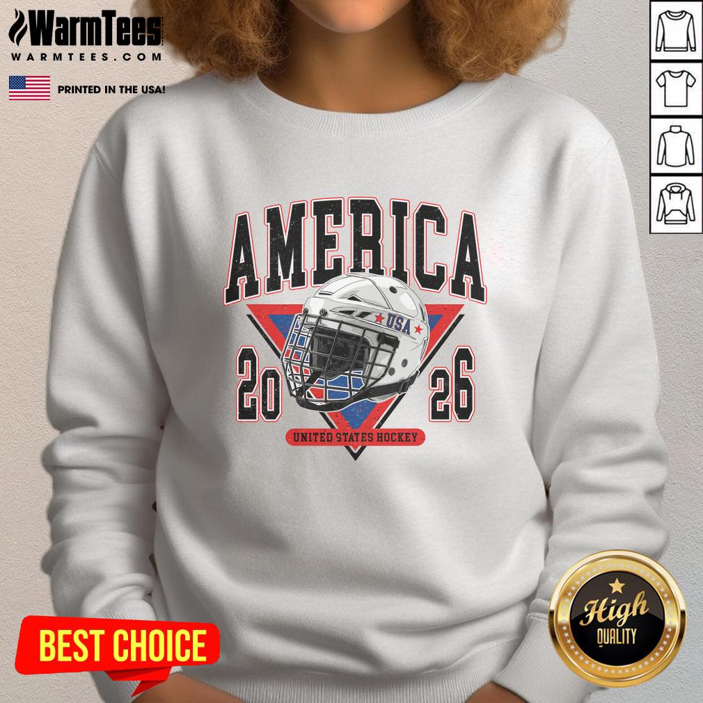 Premium America United States Hockey Champions 2026 USA T-Shirt - Image 5