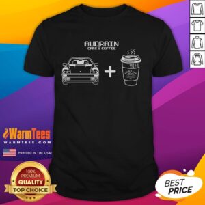 Premium Audrain Cars & Coffee Pixels T-Shirt