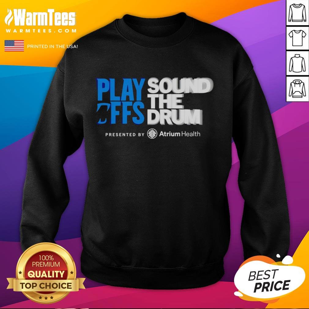 Premium Carolina Panthers Playoffs Sound The Drum T-Shirt - Image 5