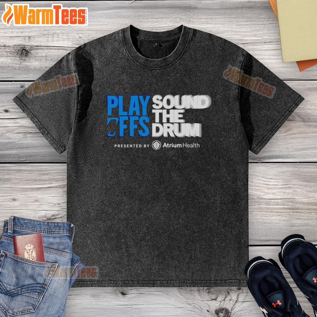 Premium Carolina Panthers Playoffs Sound The Drum T-Shirt - Image 6