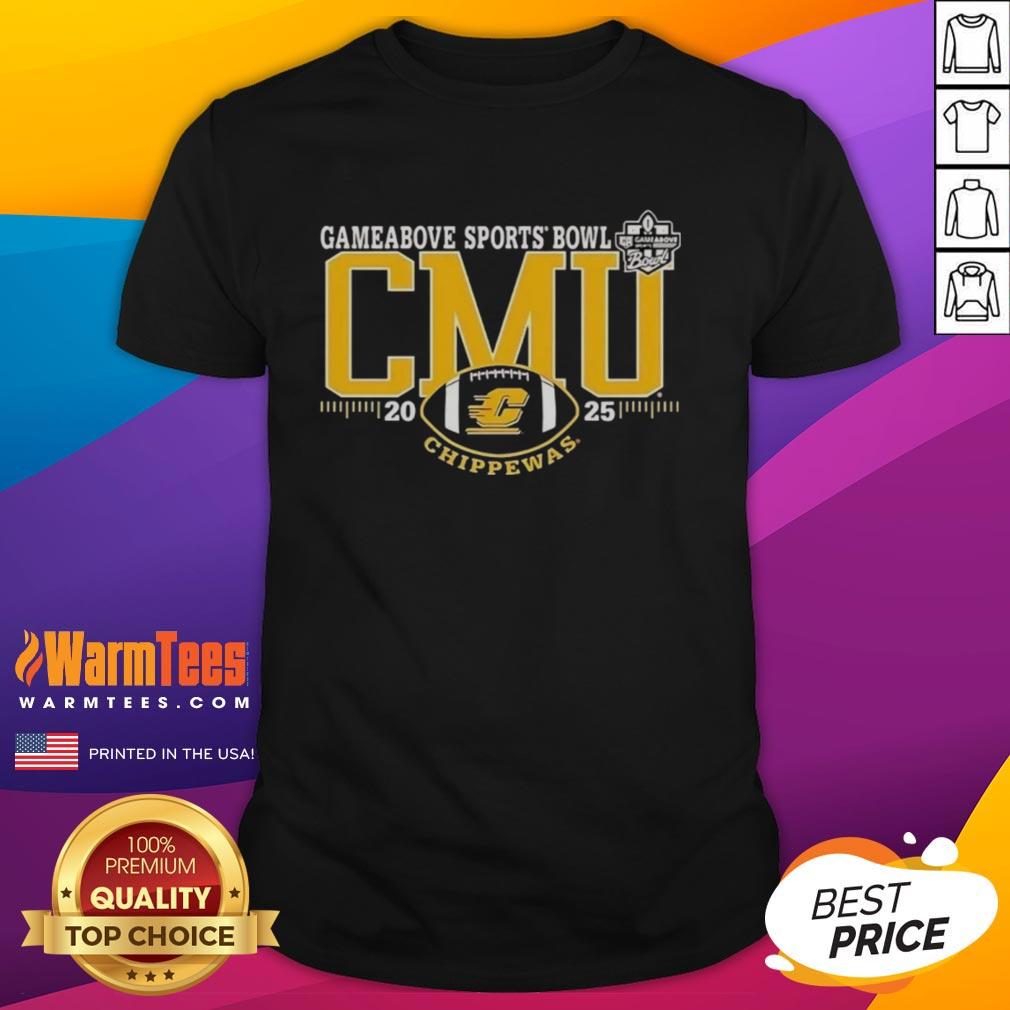 Premium Central Michigan Chippewas 2025 Gameabove Sports Bowl Logo T-Shirt