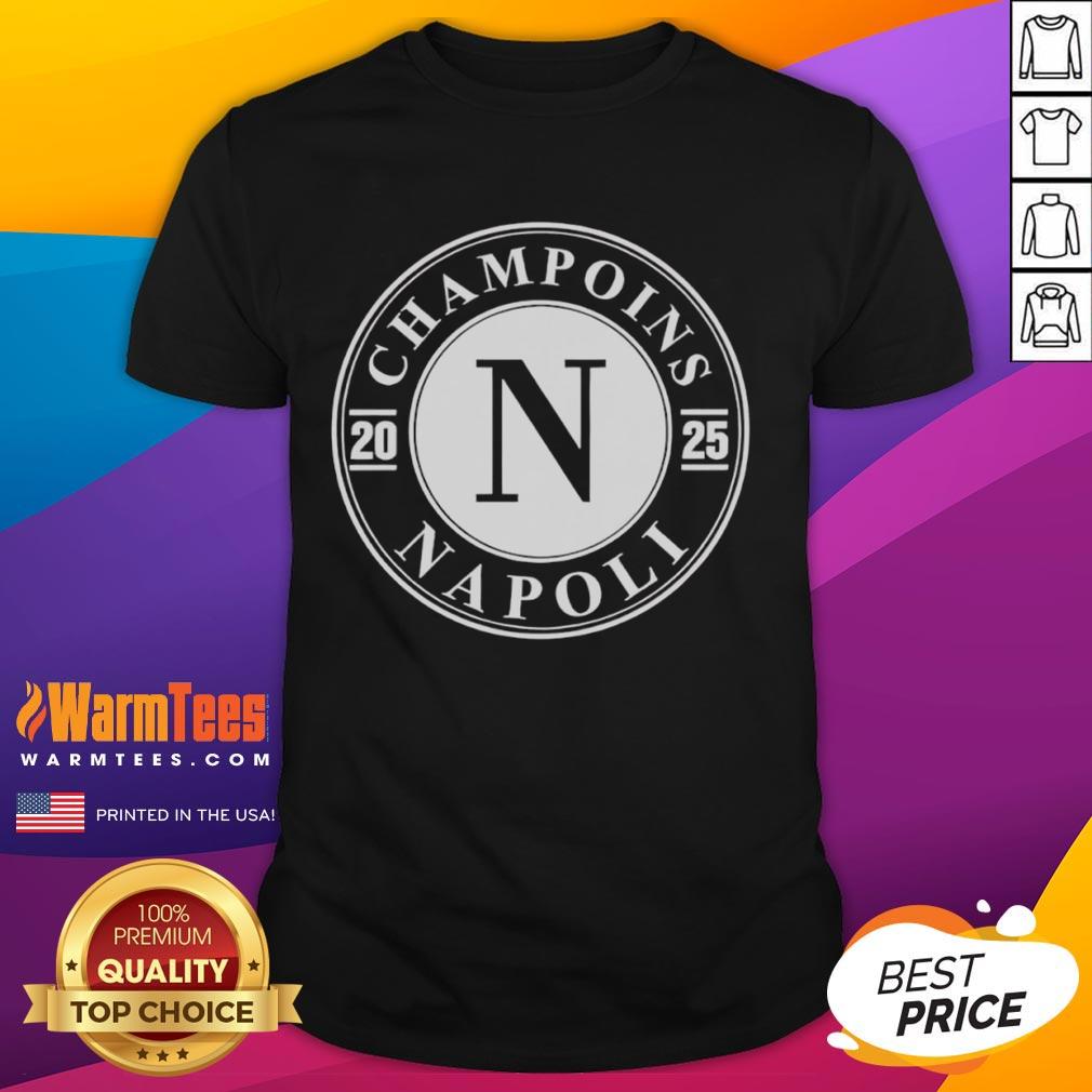 Premium Champions Napoli 2025 T-Shirt