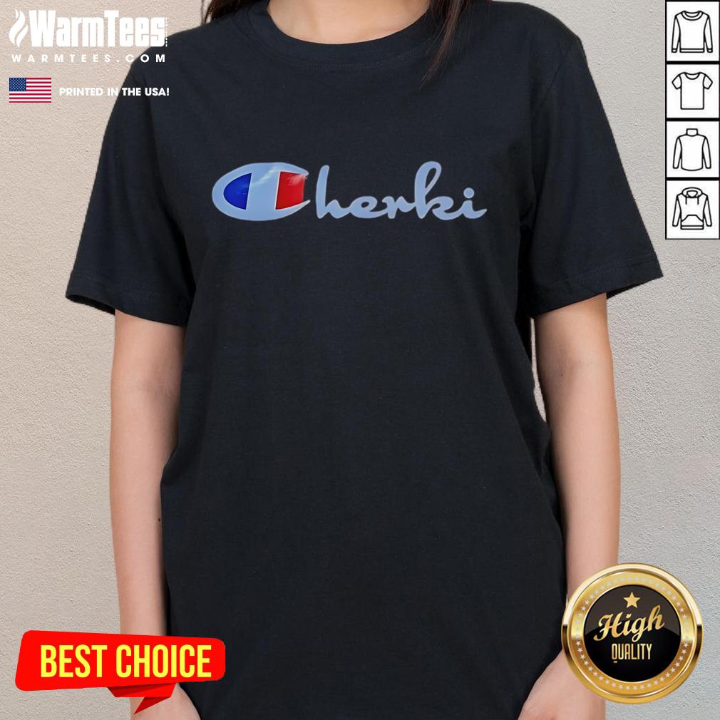 Premium Cherki Logo Parody T-Shirt - Image 3