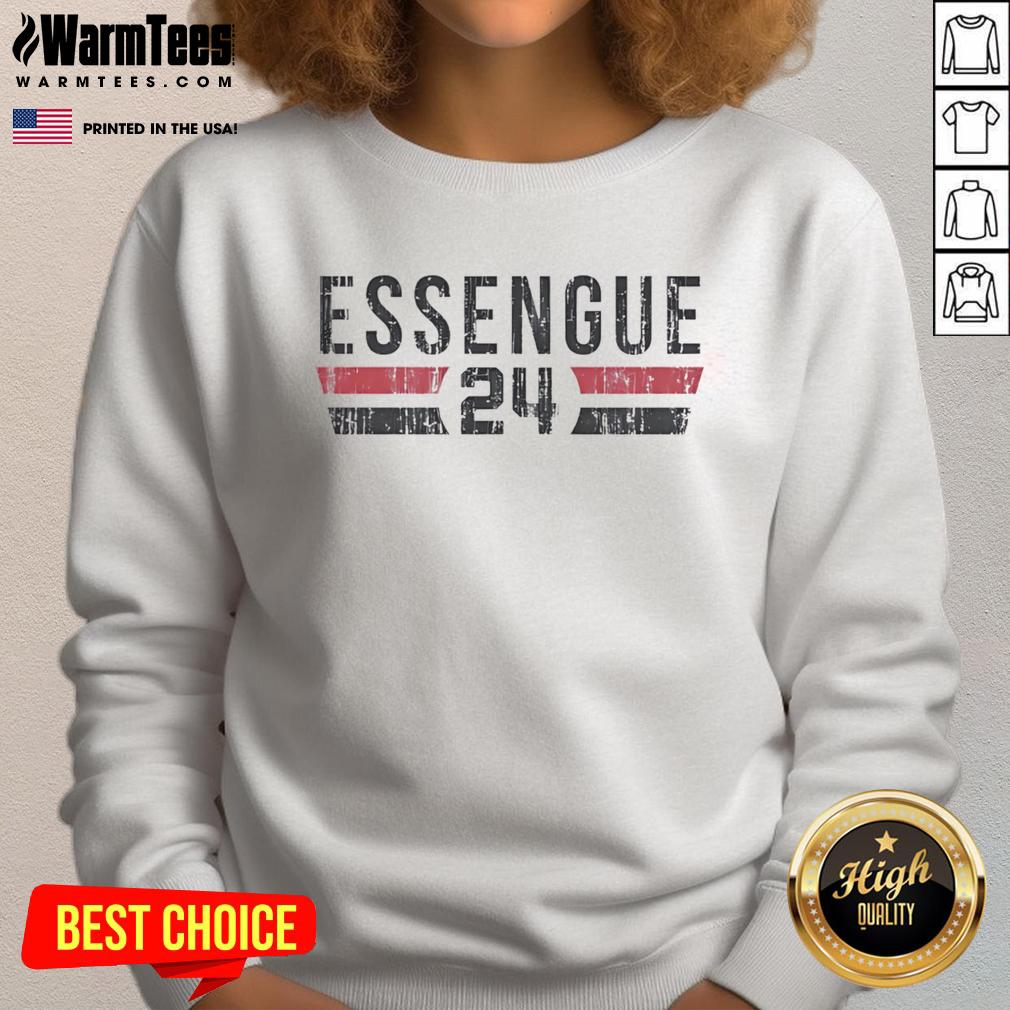 Premium Chicago Bulls Noa Essengue 24 Font T-Shirt - Image 5