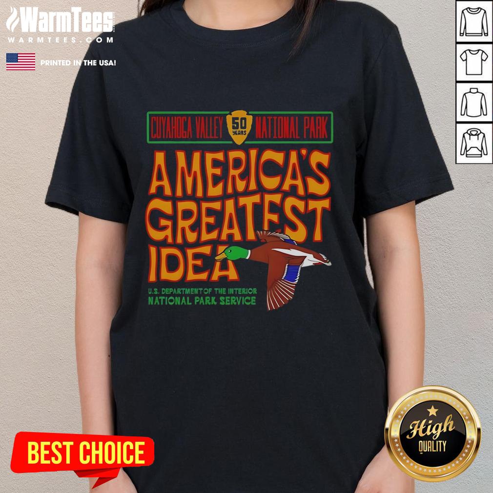 Premium Cuyahoga Valley National Park America's Greatest Idea Mallard T-Shirt - Image 3