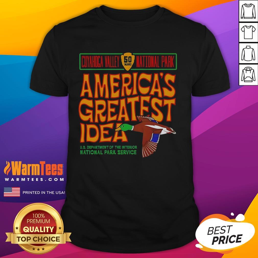 Premium Cuyahoga Valley National Park America's Greatest Idea Mallard T-Shirt