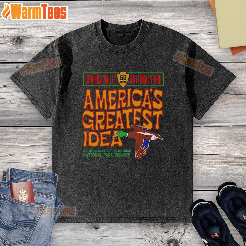 Premium Cuyahoga Valley National Park America's Greatest Idea Mallard T-Shirt - Image 6