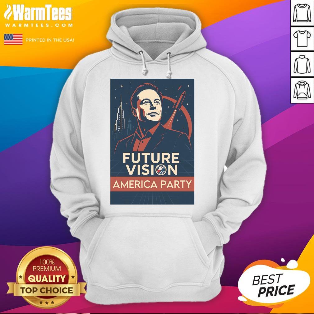 Premium Elon Musk America Party Future Vision T-Shirt - Image 2