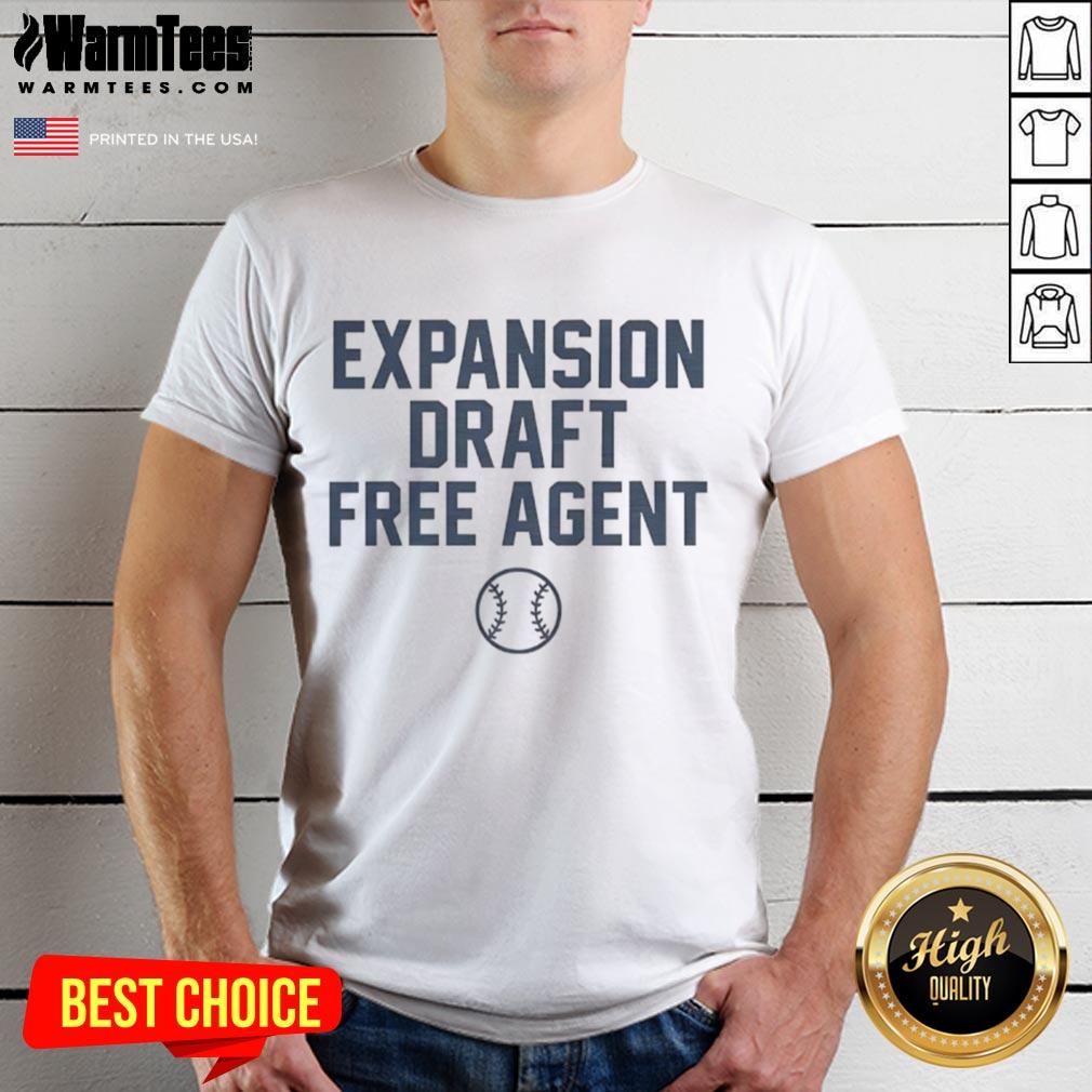 Premium Expansion Draft Free Agent Transfer Market Baseball T-Shirt