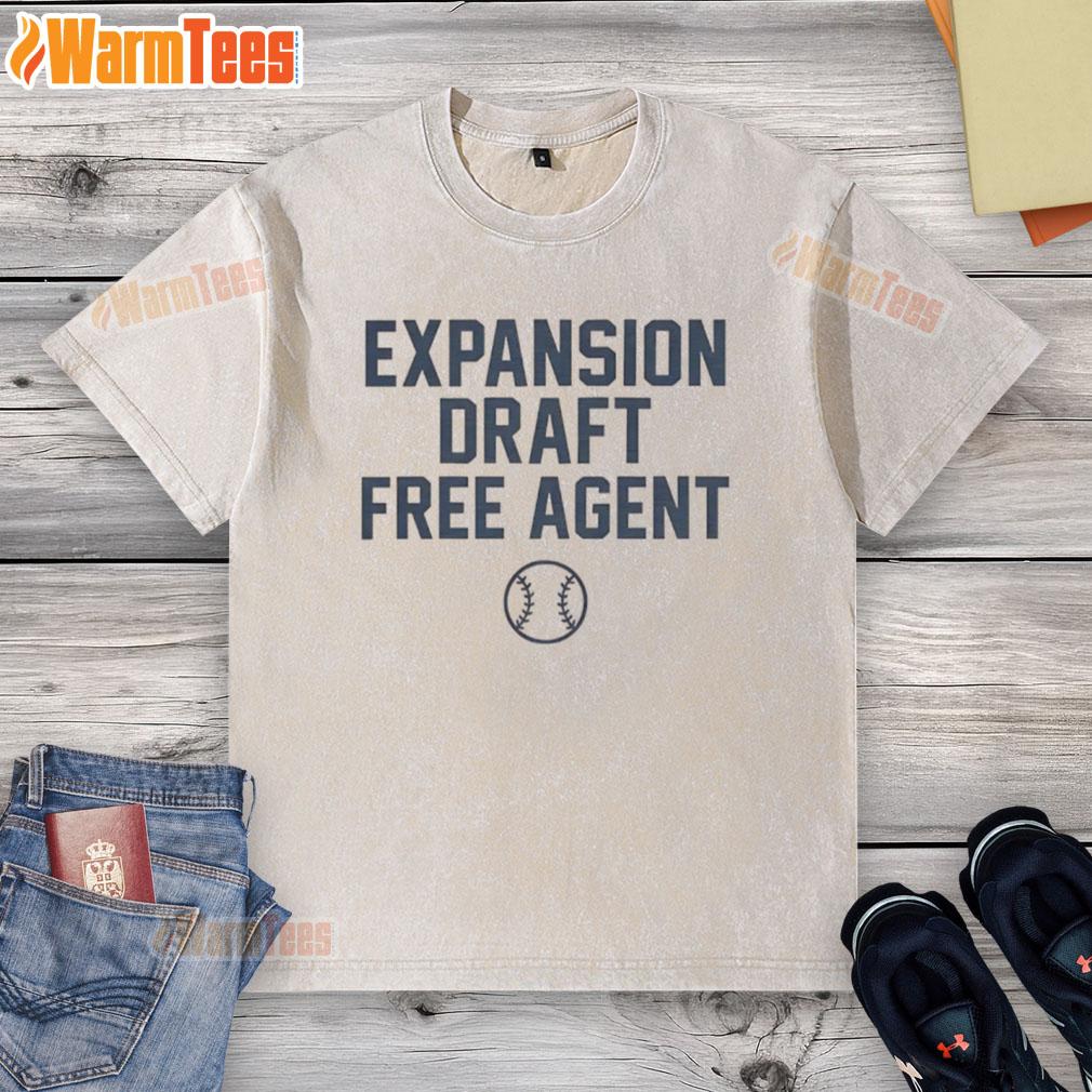 Premium Expansion Draft Free Agent Transfer Market Baseball T-Shirt - Image 6