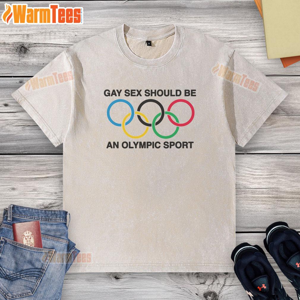Premium Gay Sex Should Be A Sport T-Shirt - Image 6