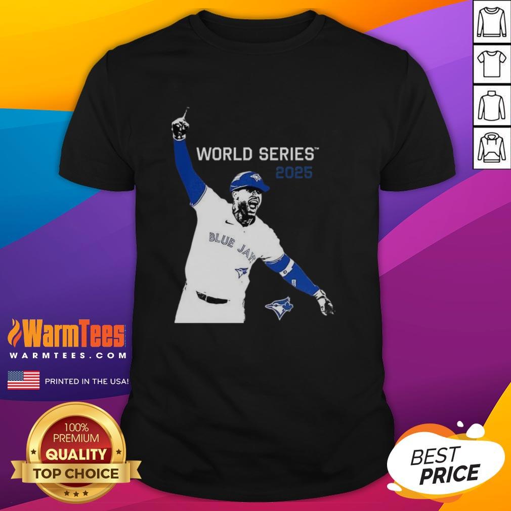 Premium George Springer Toronto Blue Jays Mbl World Series 2025 Player Graphic T-Shirt