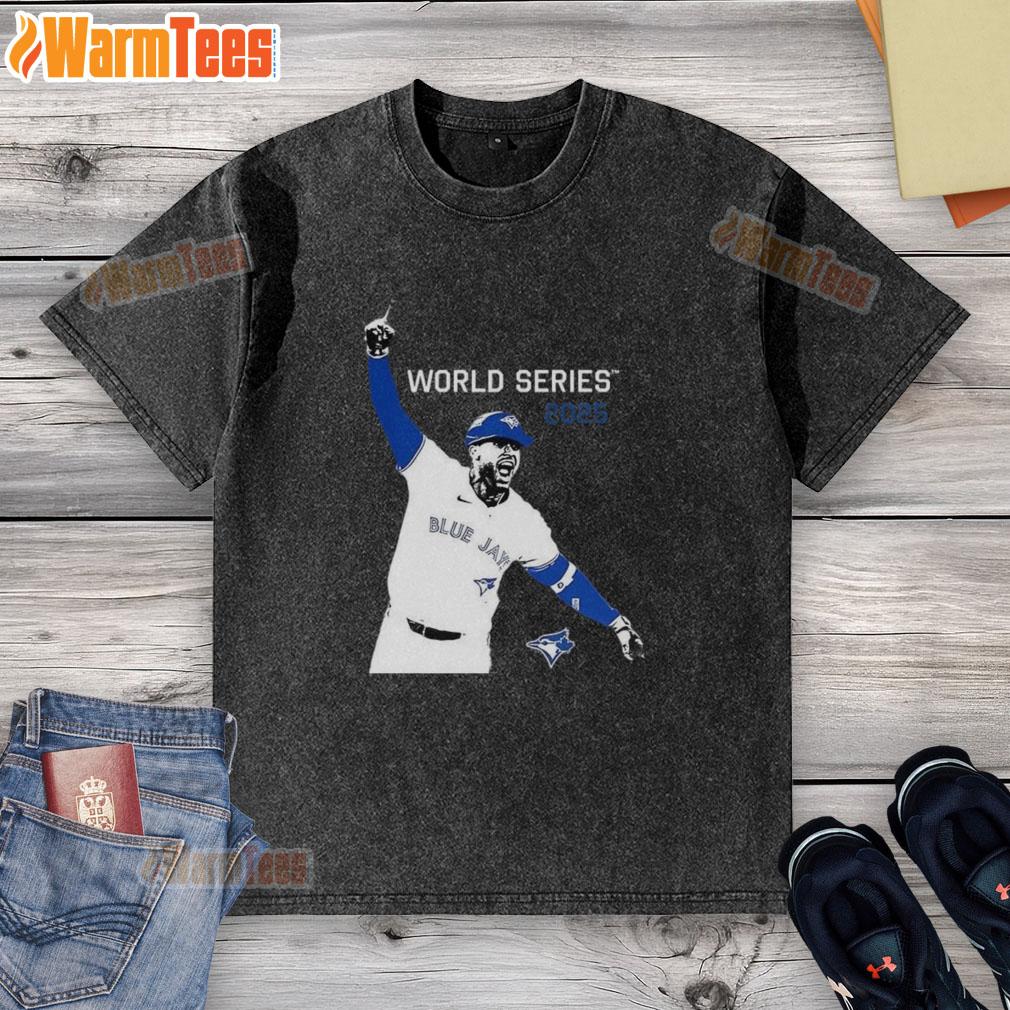 Premium George Springer Toronto Blue Jays Mbl World Series 2025 Player Graphic T-Shirt - Image 6