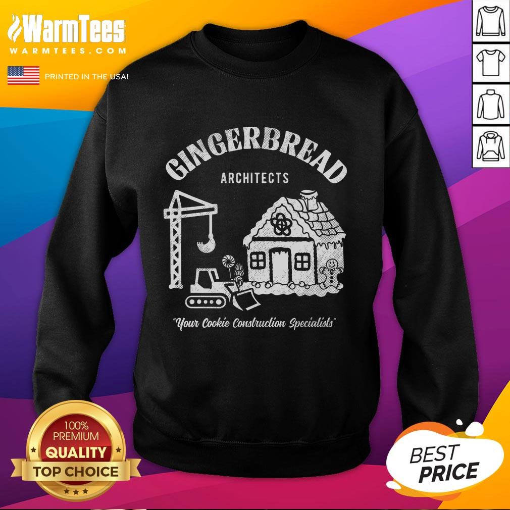 Premium Gingerbread Architects Your Cookies Construction Specialists T-Shirt - Image 5