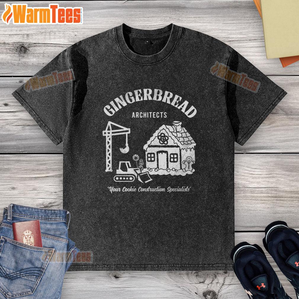 Premium Gingerbread Architects Your Cookies Construction Specialists T-Shirt - Image 6