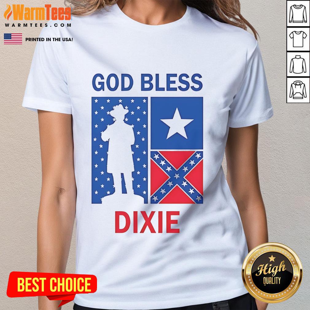 Premium God Bless Dixie The Southern Soldier T-Shirt - Image 3