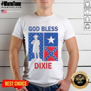 Premium God Bless Dixie The Southern Soldier T-Shirt